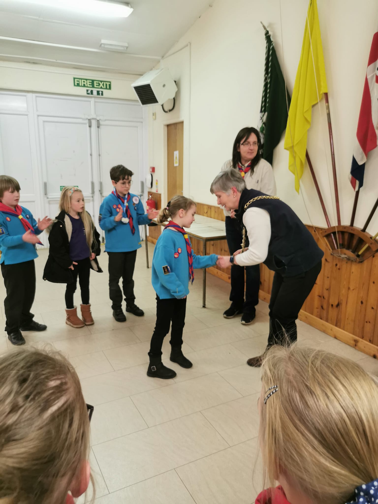 Beavers Mayor Visit