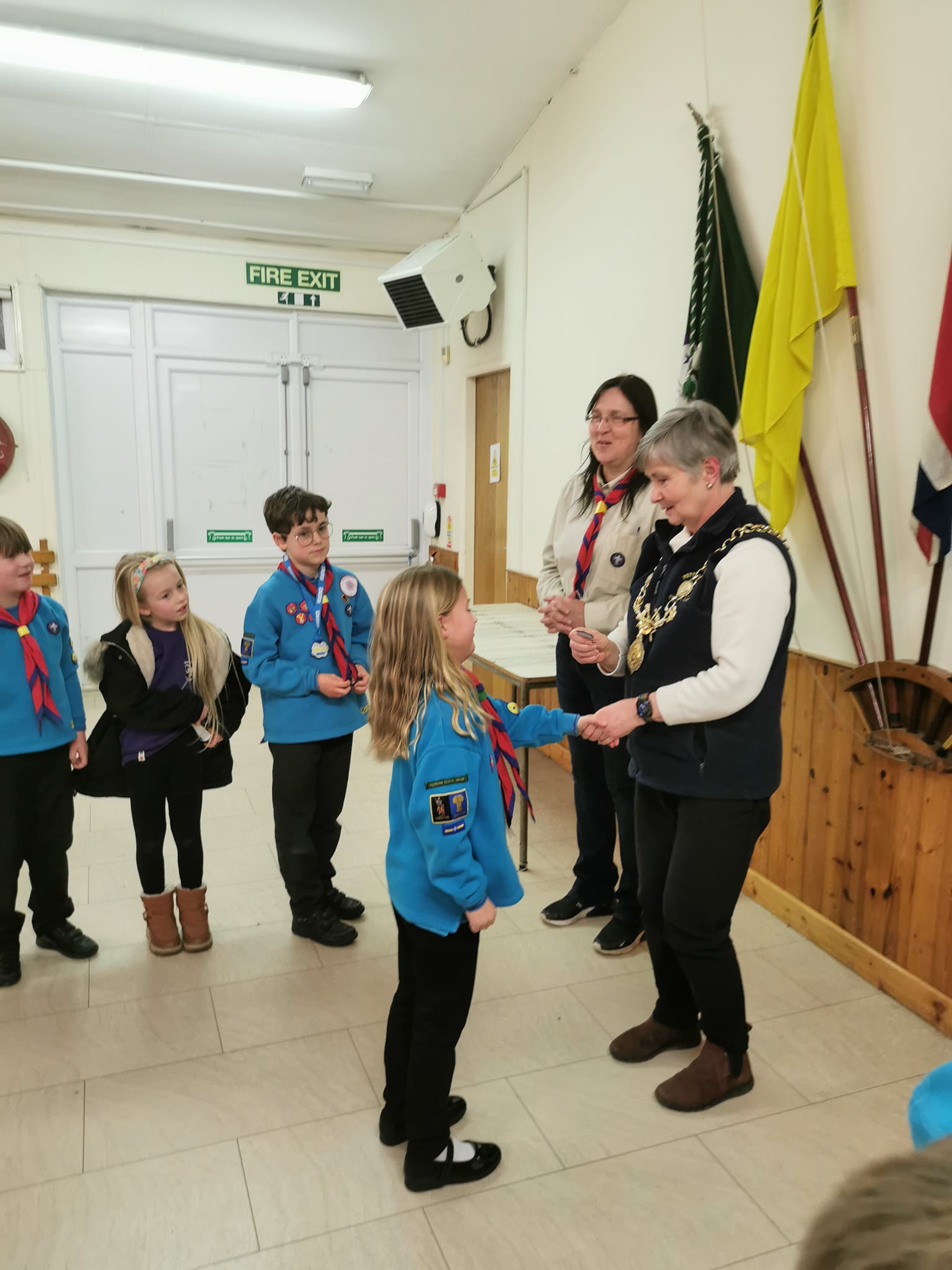 Beavers Mayor Visit
